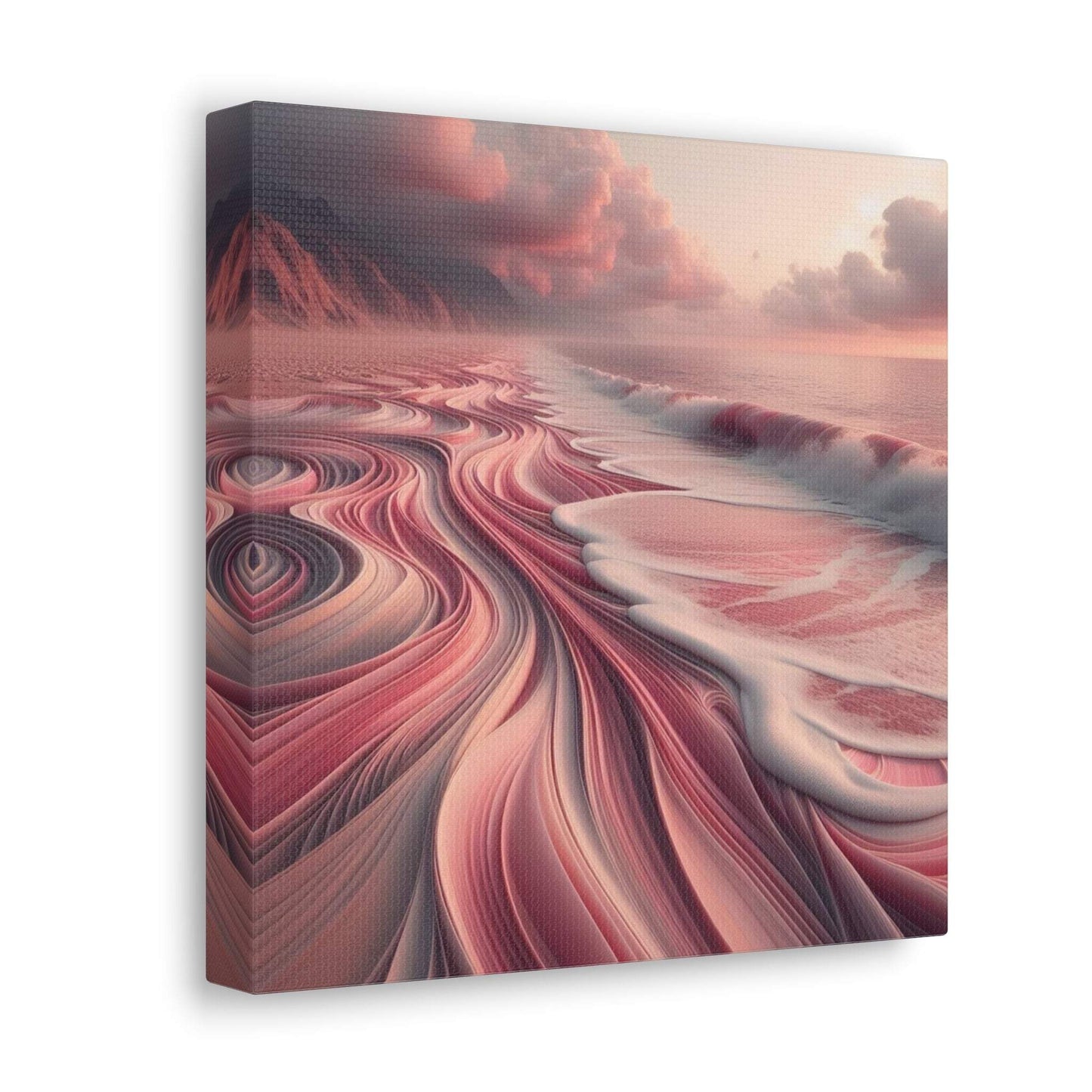 blush pink wall art, coastal artwork, blush pink artwork