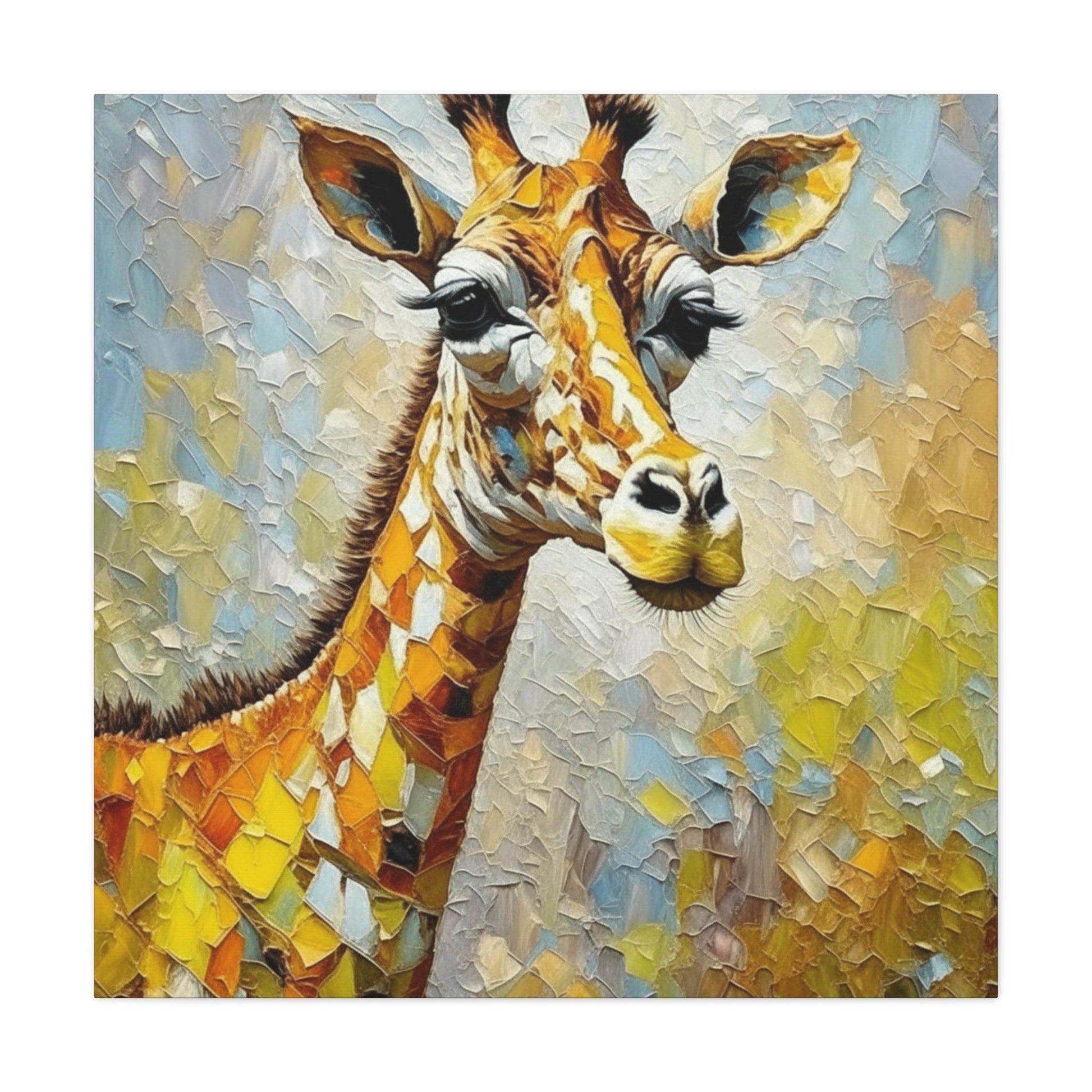 giraffe wall art, giraffe canvas, giraffe artwork