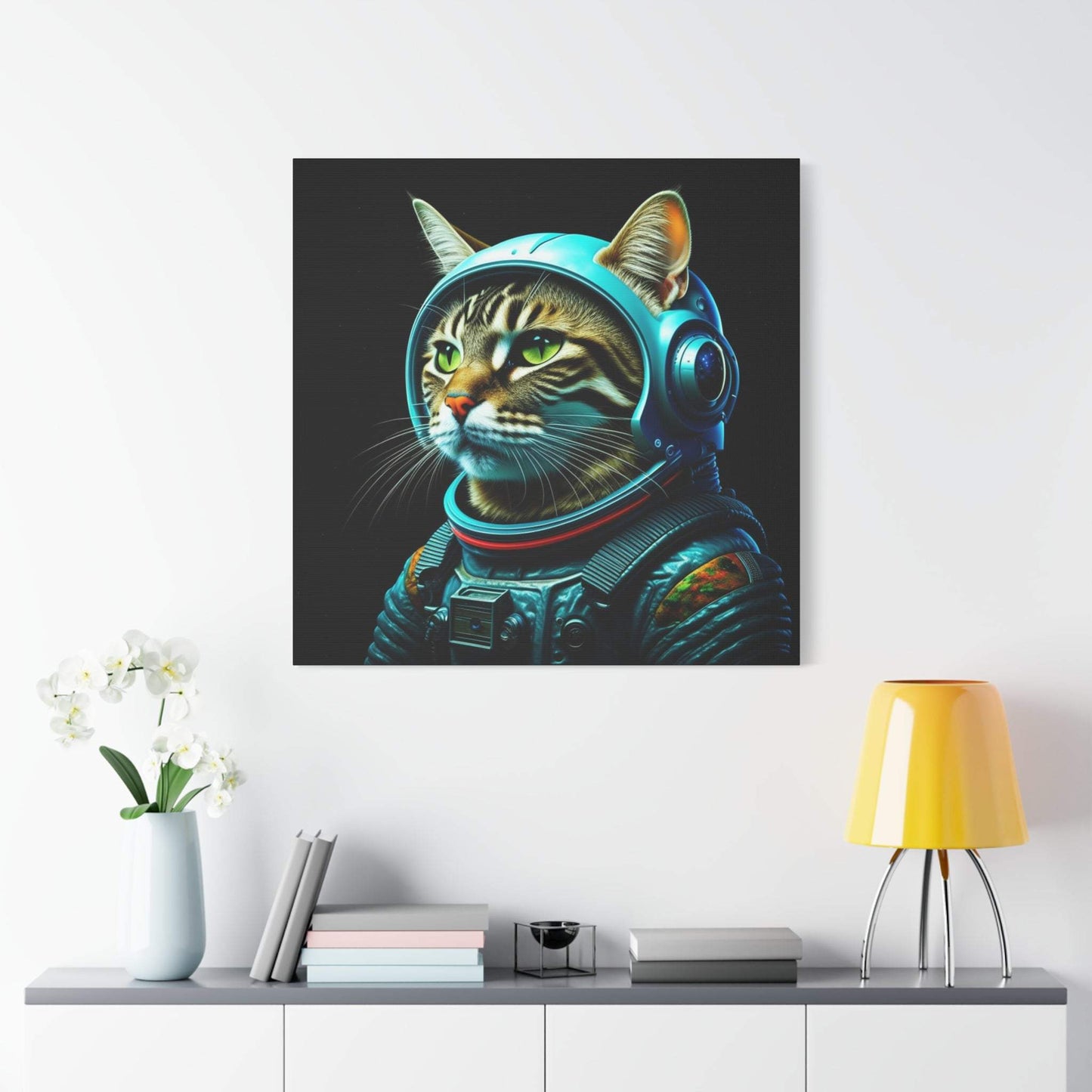 abstract cat art, gaming wall art