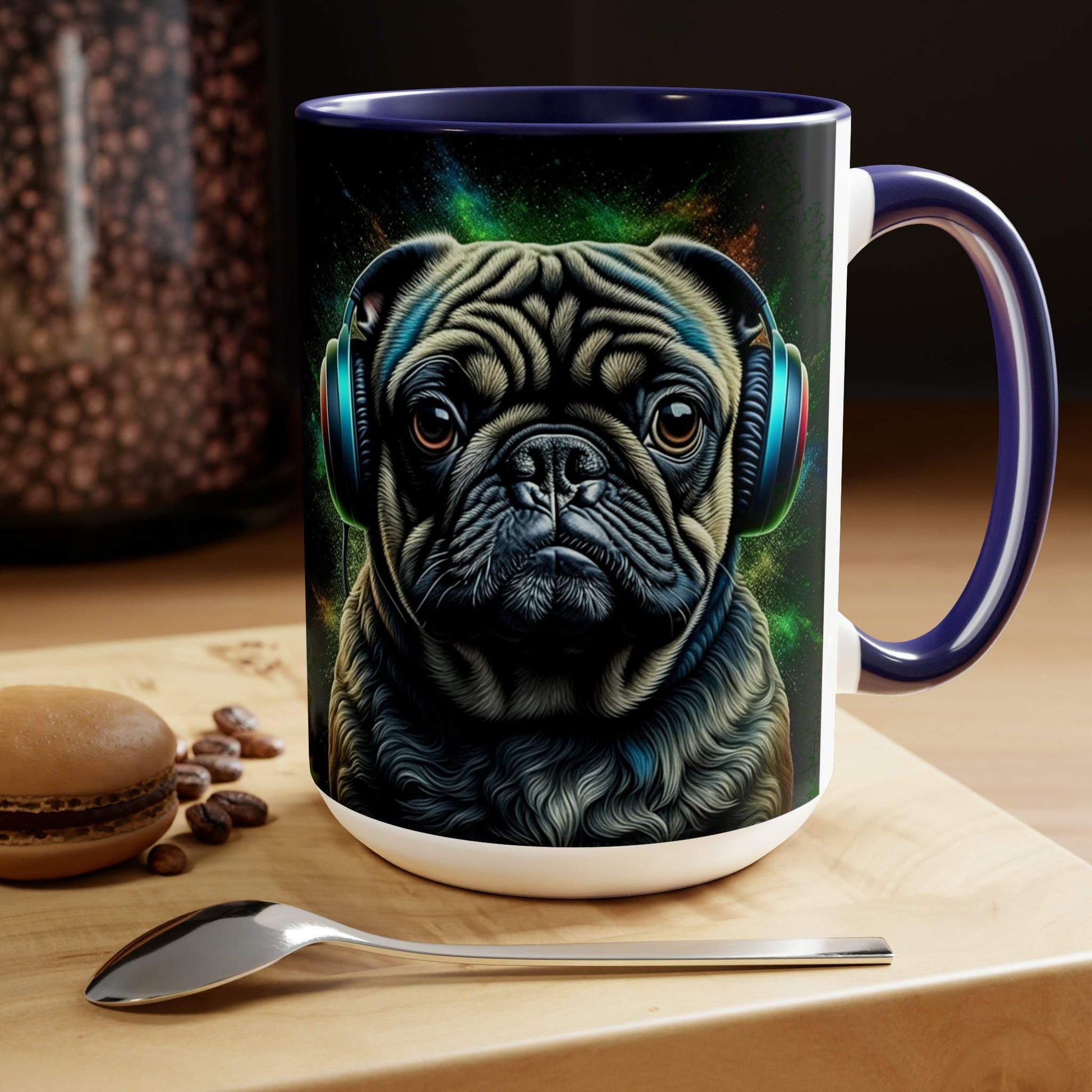 pug mug, gaming mug