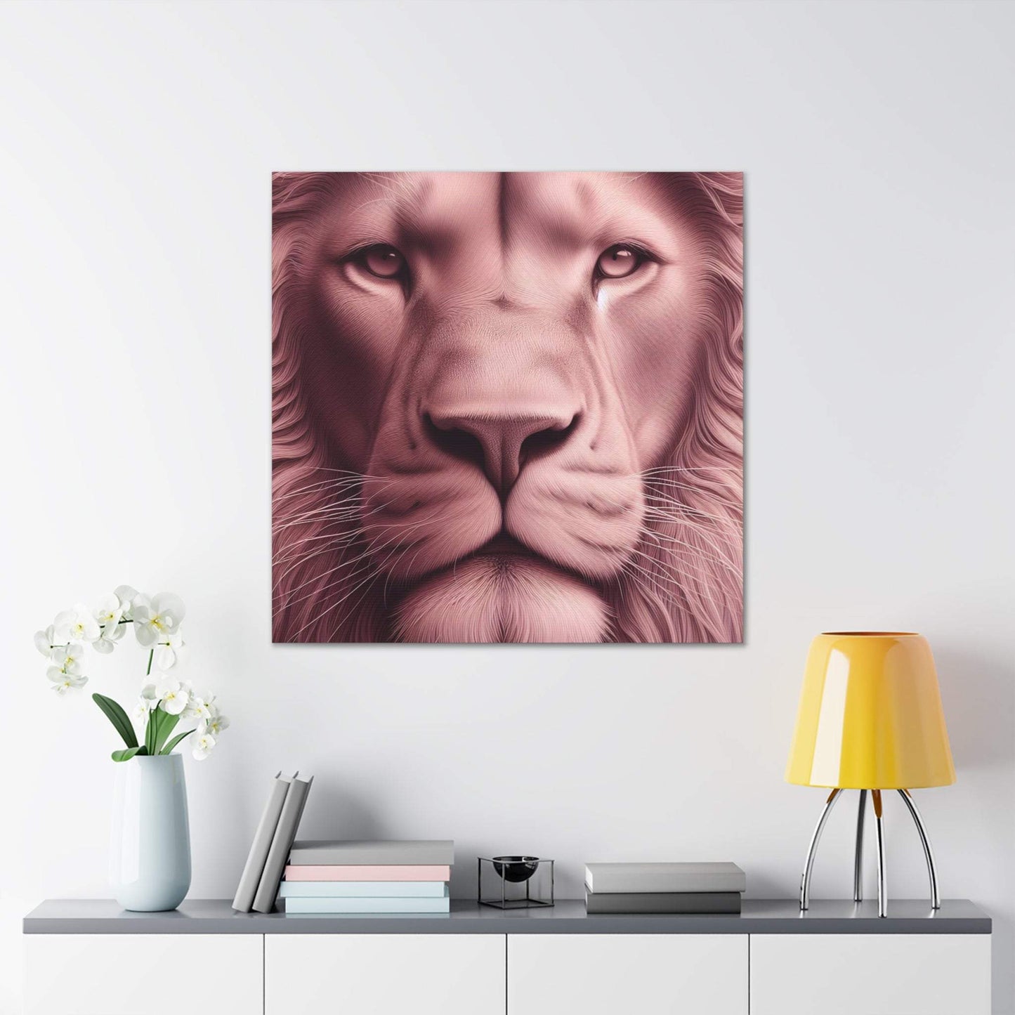 lion wall art, lion canvalion wall art, lion canvas wall art, lion face portrait, abstract pink lions wall art, lion face portrait, abstract pink lion