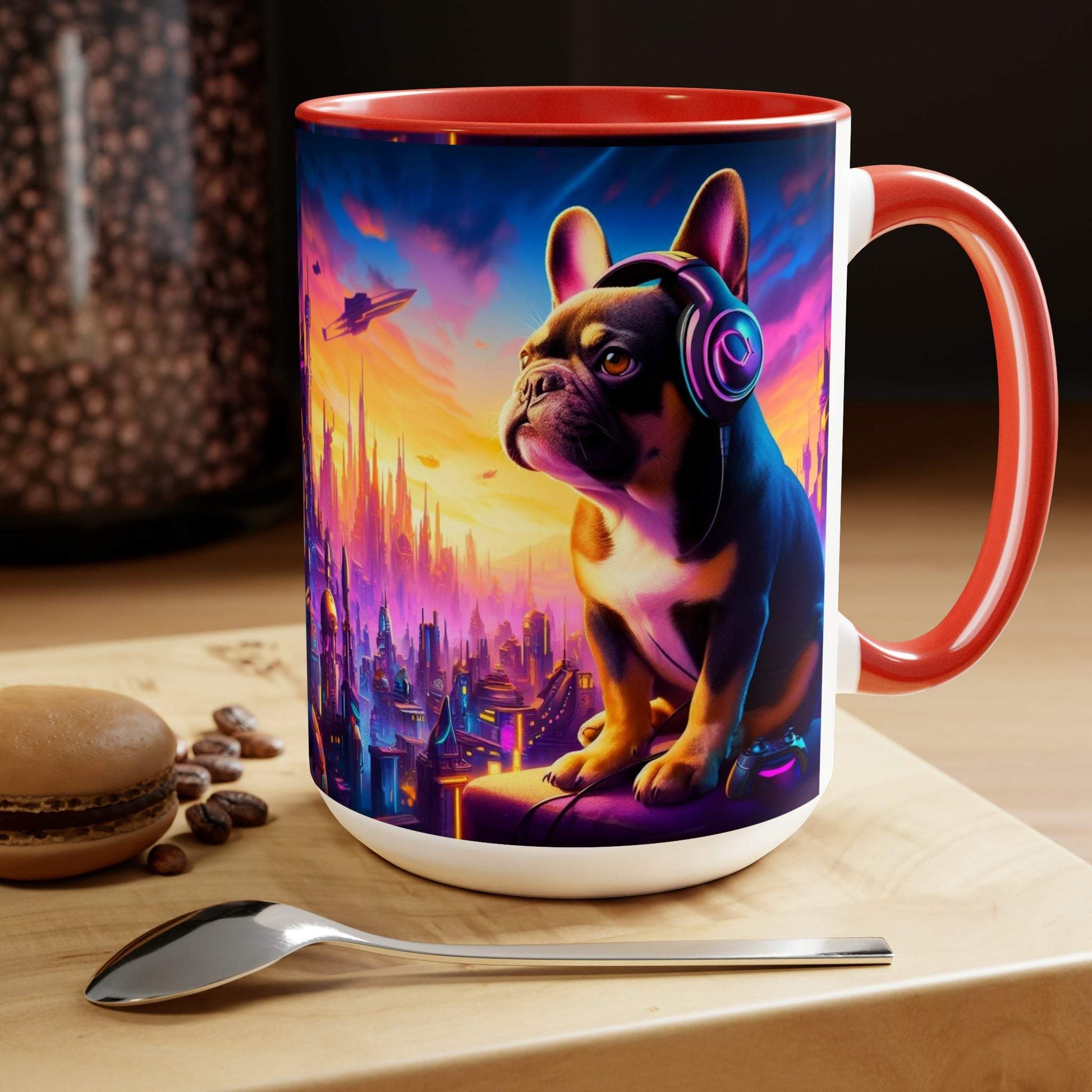 french bulldog mug, gaming mug