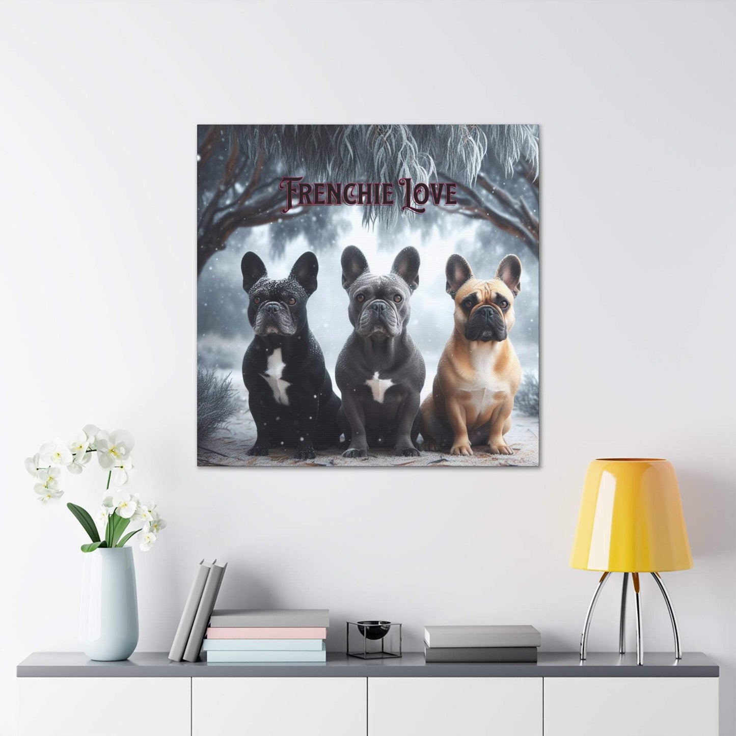 french bulldog artwork, frenchie artwork, frenchie wall art