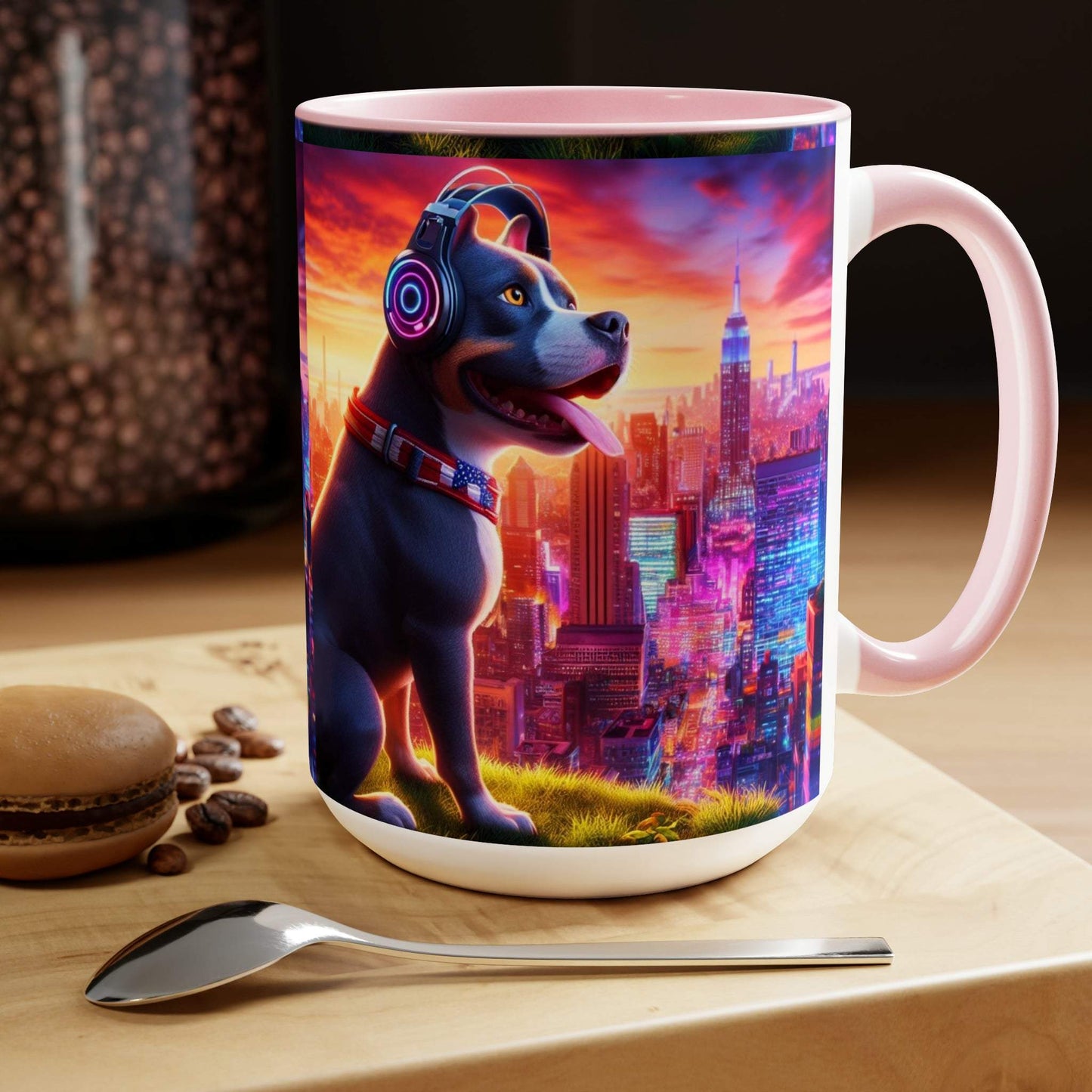 pitbull mug, gaming mug