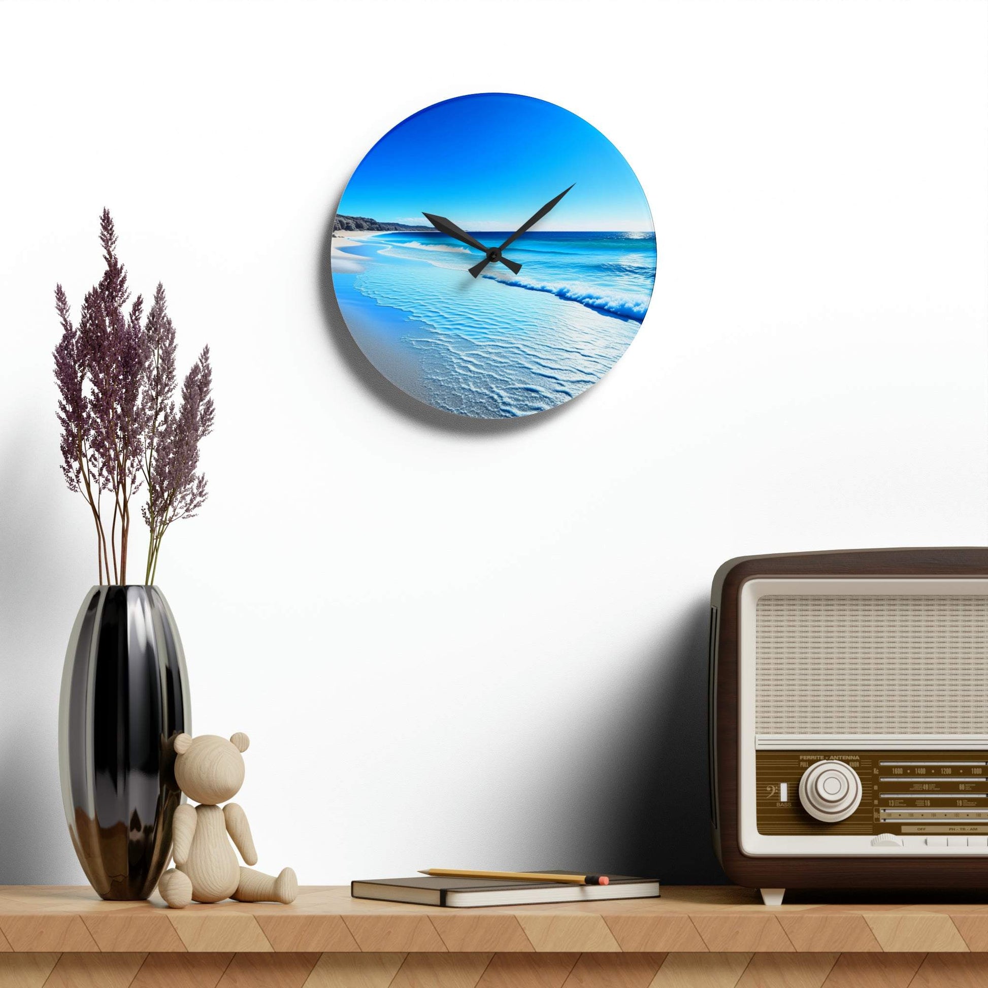 ocean clock, unique wall clock