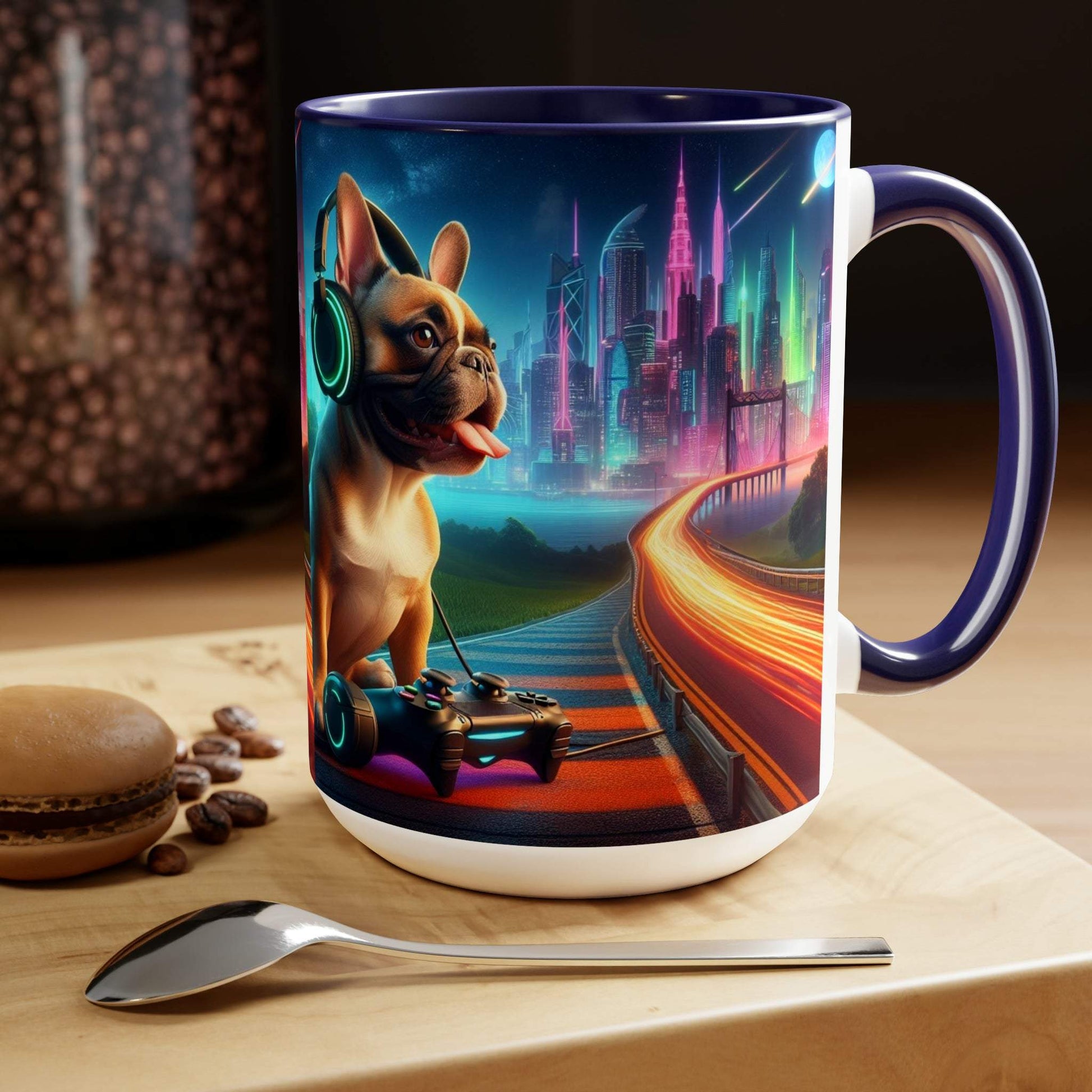 french bulldog mug, gaming mug