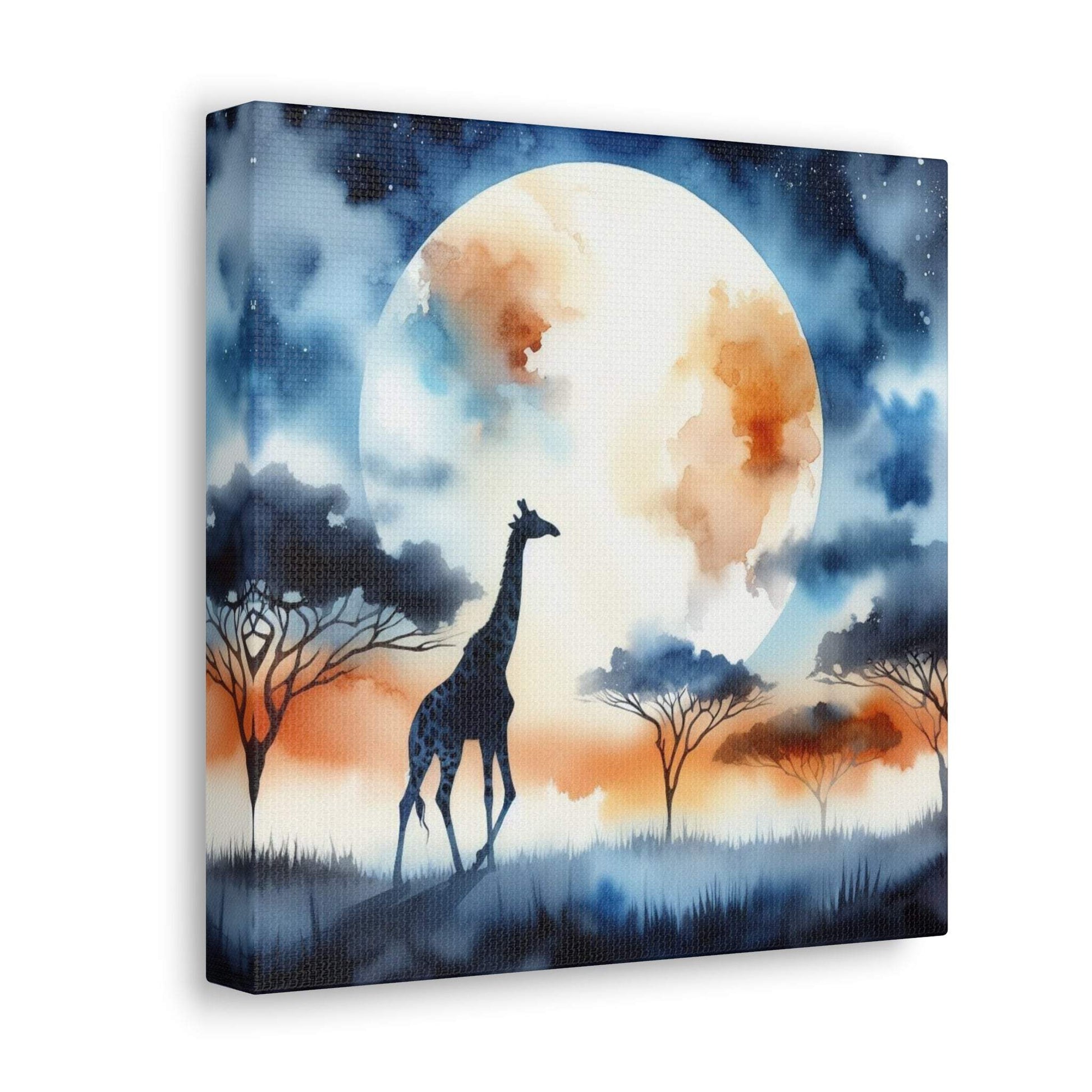 giraffe artwork, giraffe wall art canvas