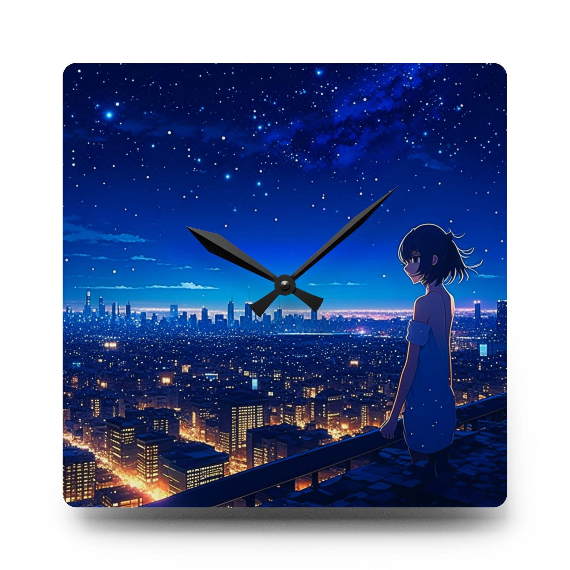 unique wall clock, anime clock
