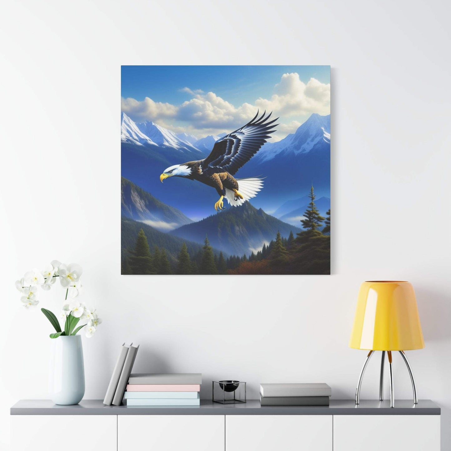 eagle canvas wall art, birds of prey