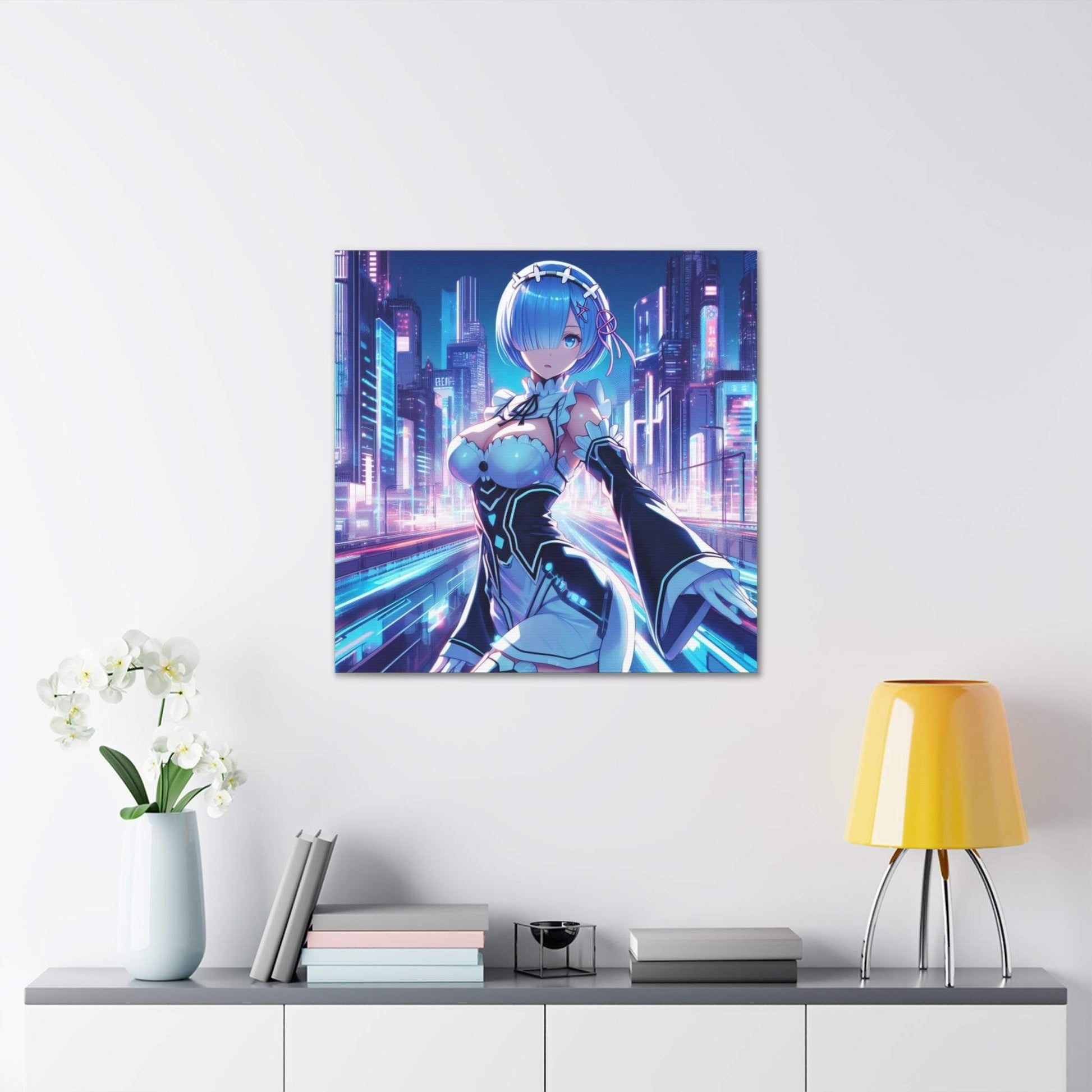 anime art, anime girl poster