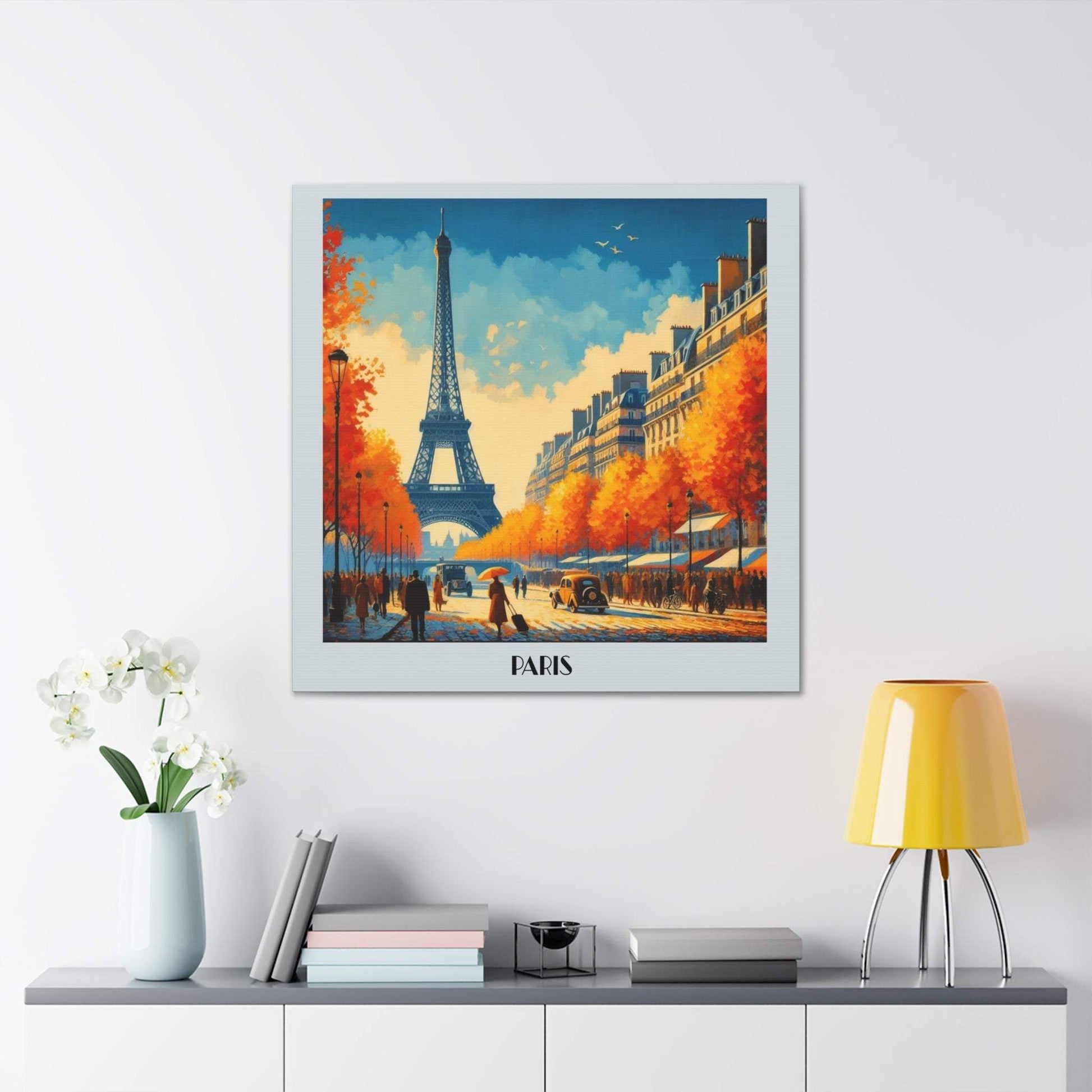 paris art, paris canvas art