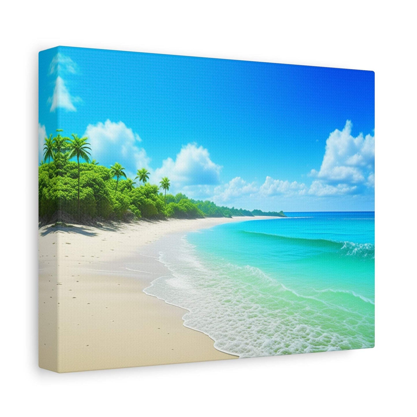 coastal artwork, ocean canvas wall art, beach canvas art, abstract seascape