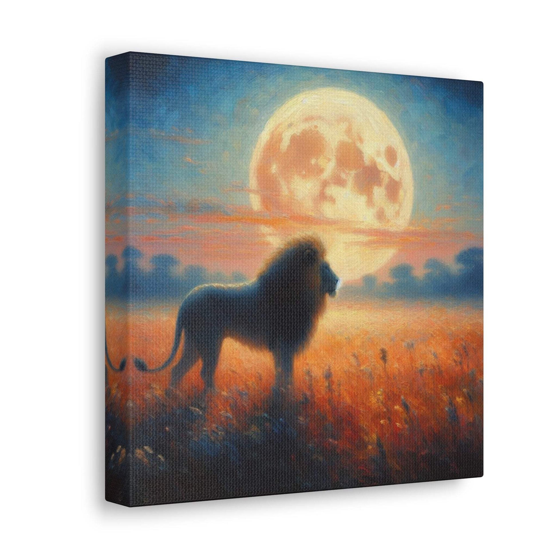 Lion Artwork, Lion wall art canvas