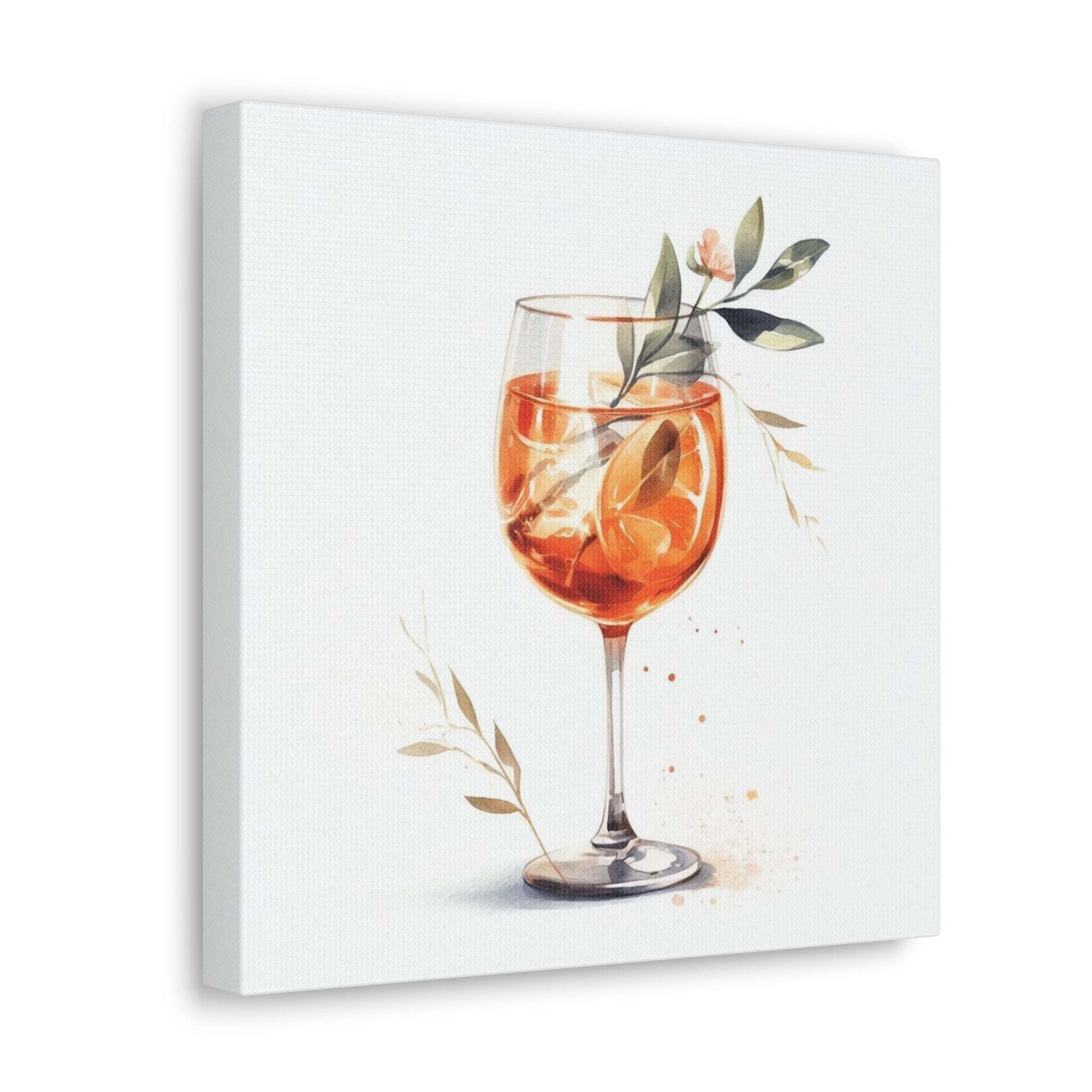 aperol spritz poster, cocktail poster, bar cart decor