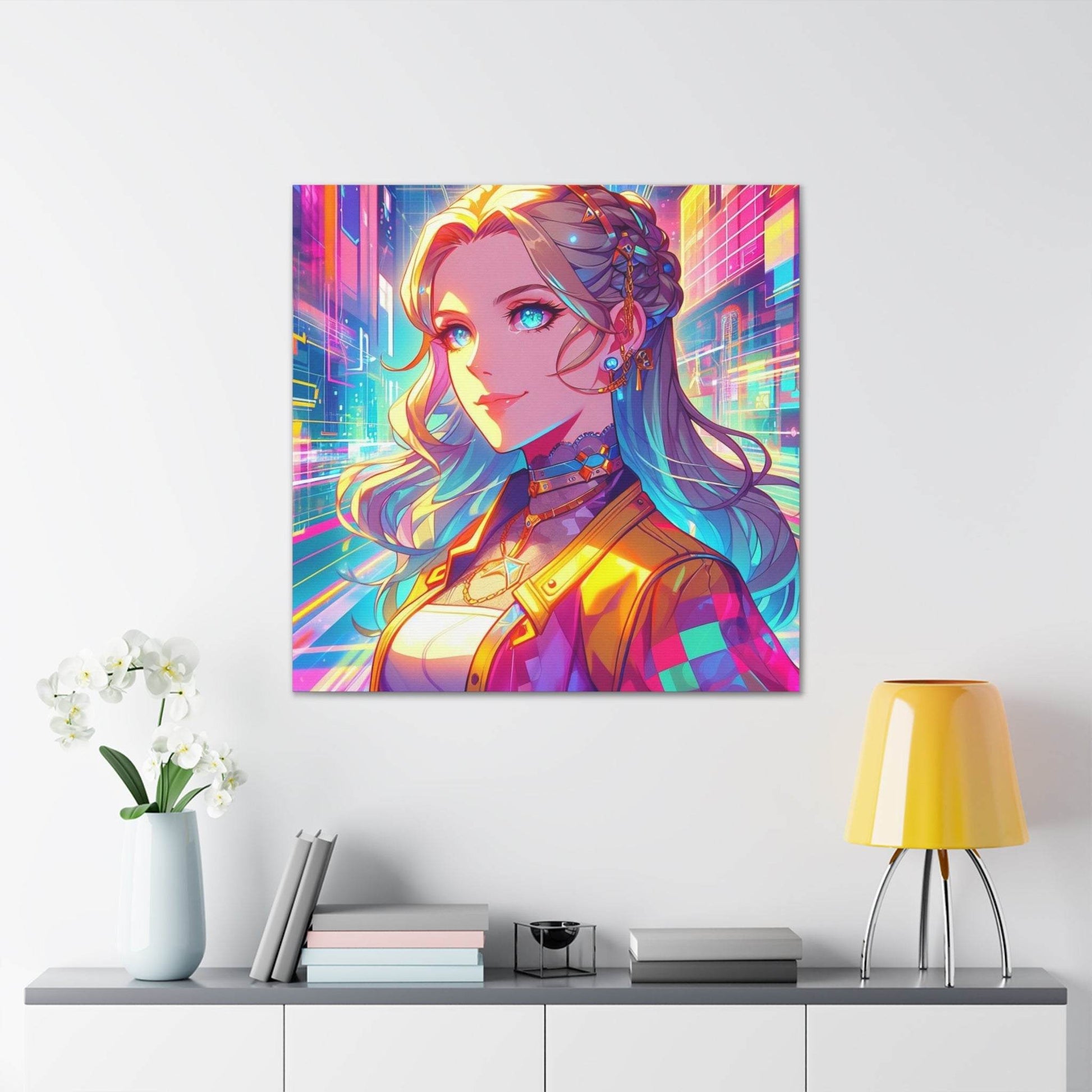 anime art, anime girl poster