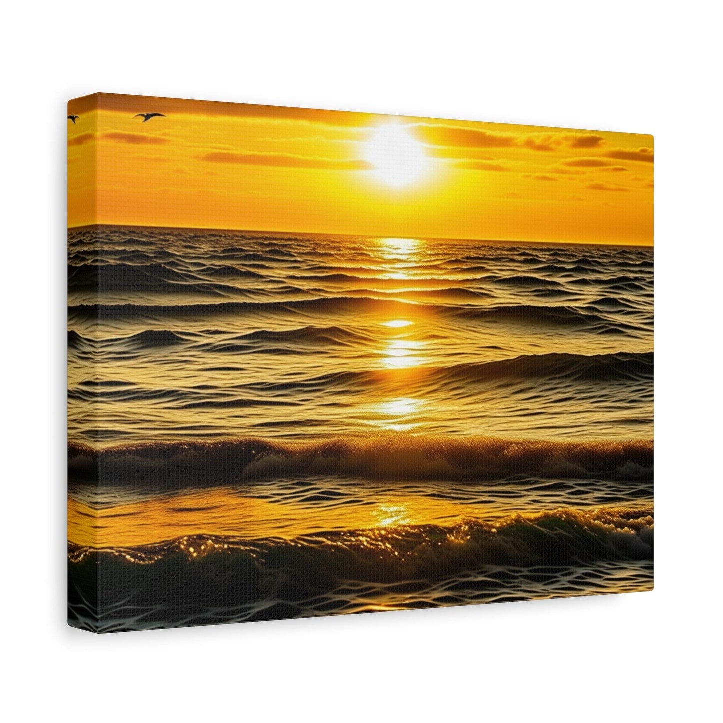 coastal artwork, ocean canvas wall art, beach canvas art, abstract seascape