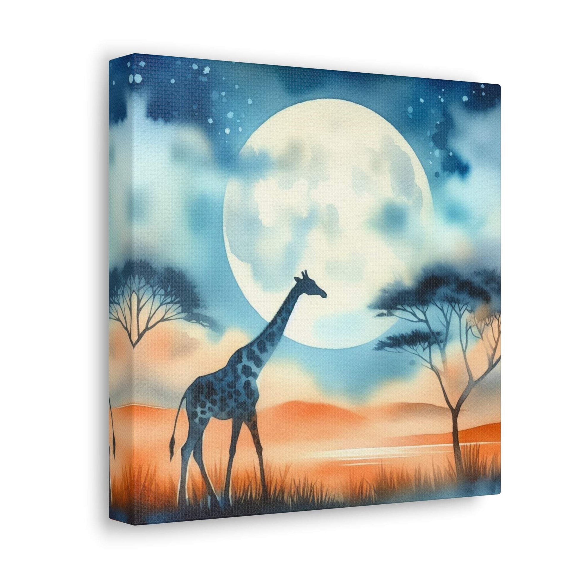 giraffe artwork, giraffe wall art canvas