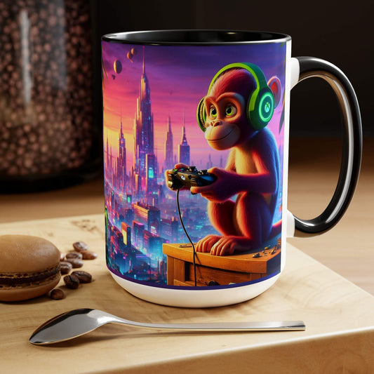 monkey mug, gaming mug