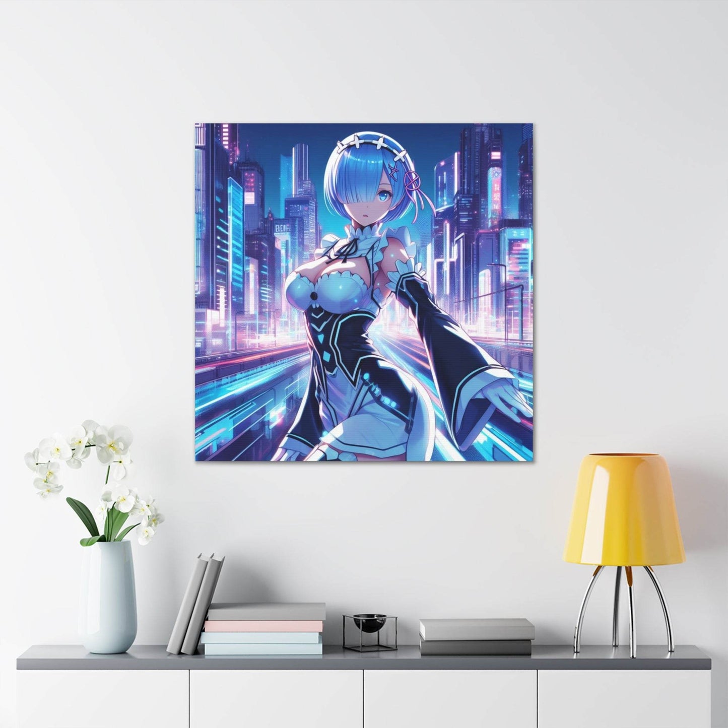 anime art, anime girl poster