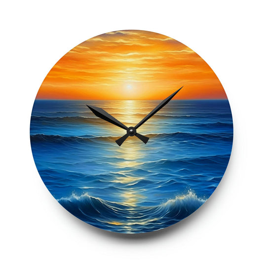 ocean clock, unique wall clock