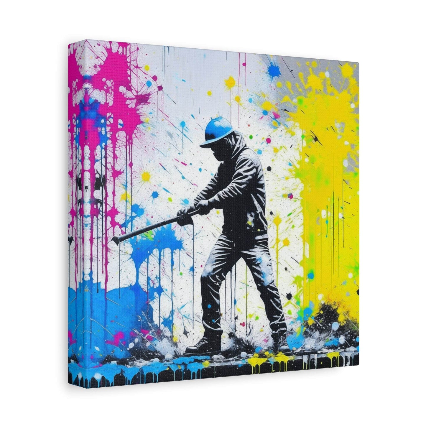 banksy print, banksy wall art canvas