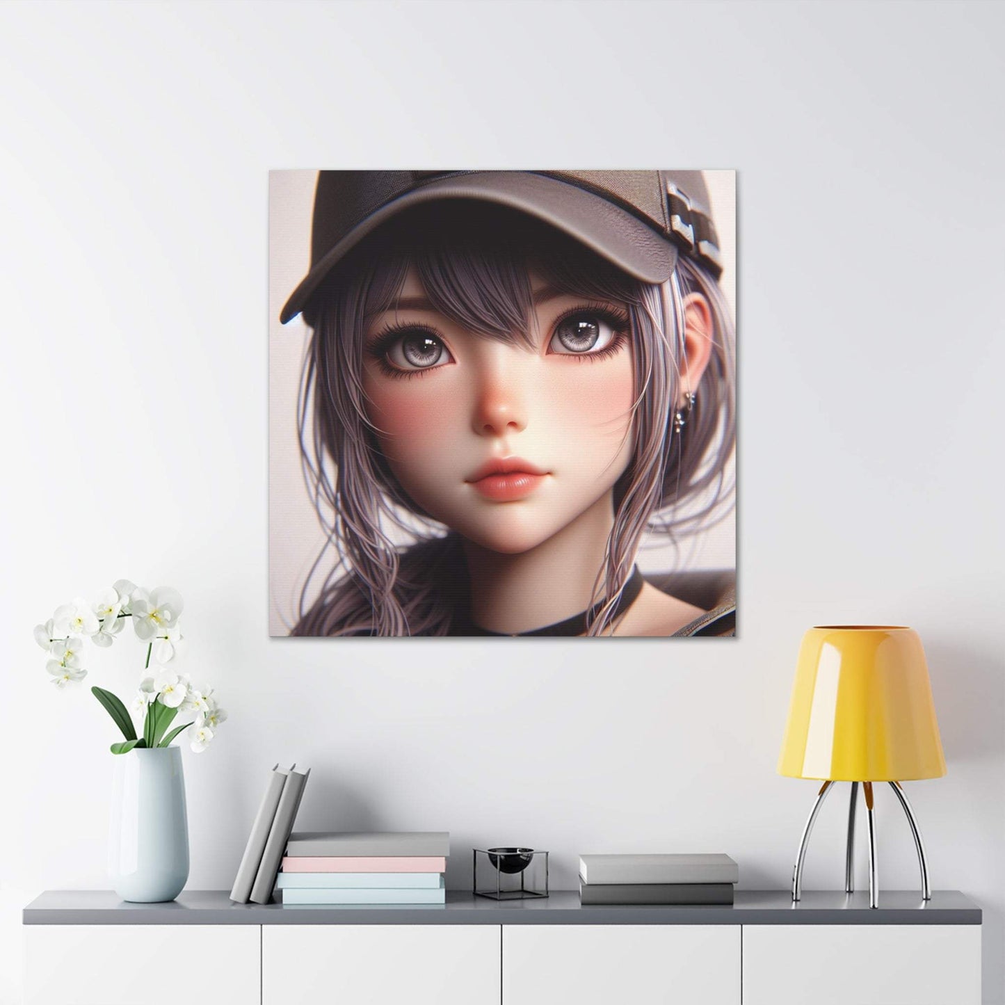 anime art, anime girl poster