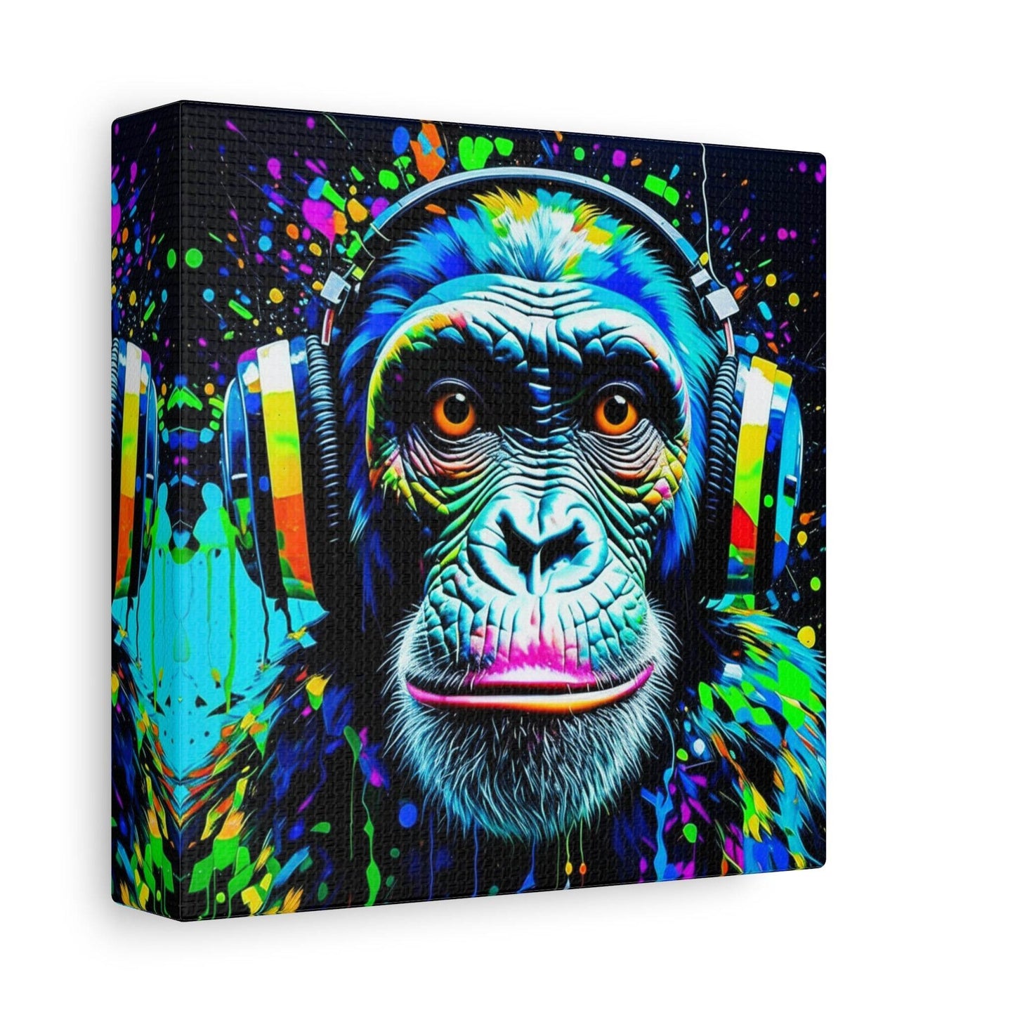 monkey artwork, gaming wall art, monkey wall art canvas