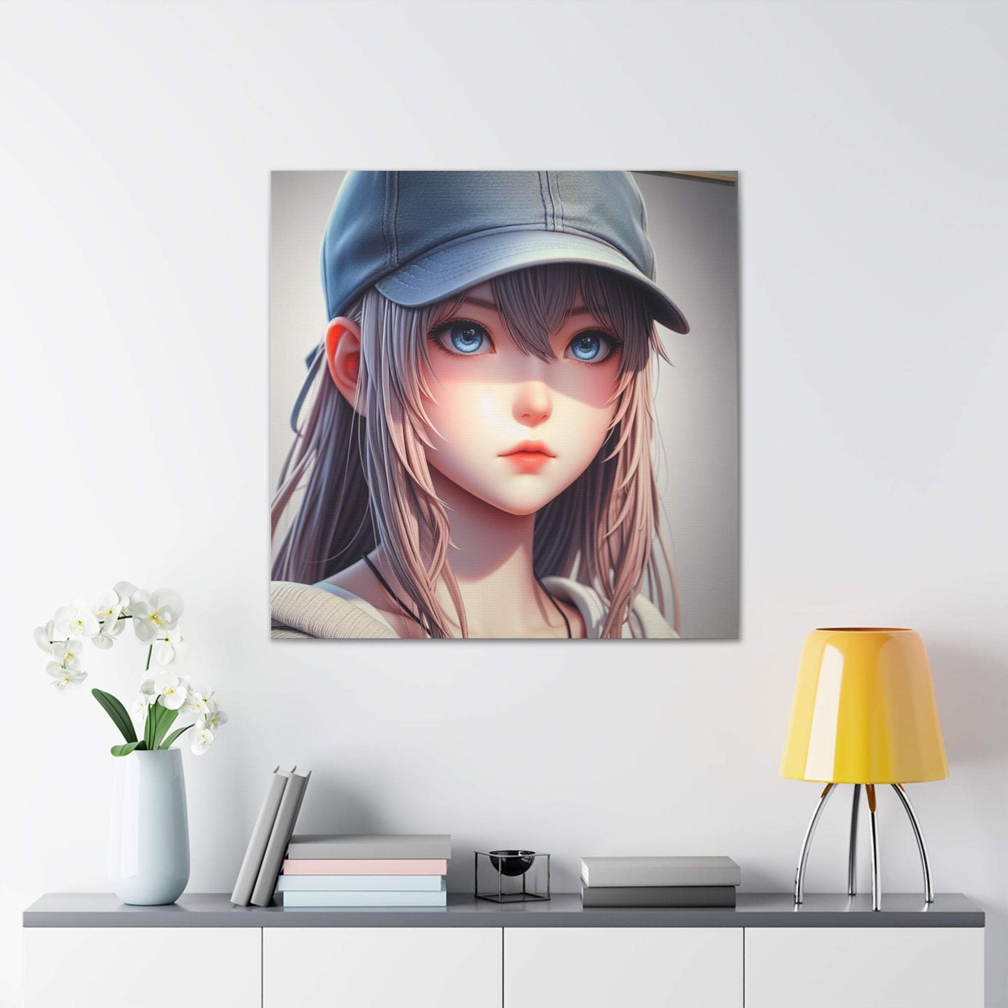 anime art, anime girl poster