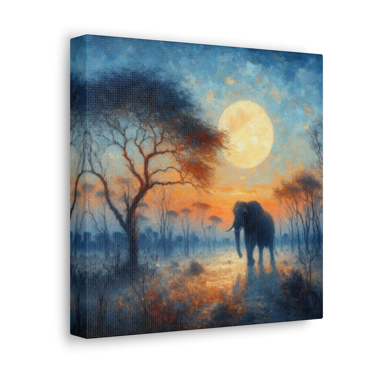 elephant artwork, elephant canvas art