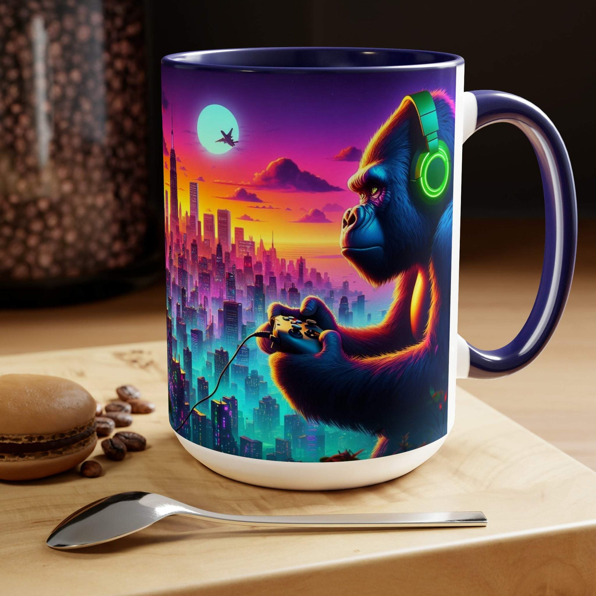 monkey mug, gaming mug