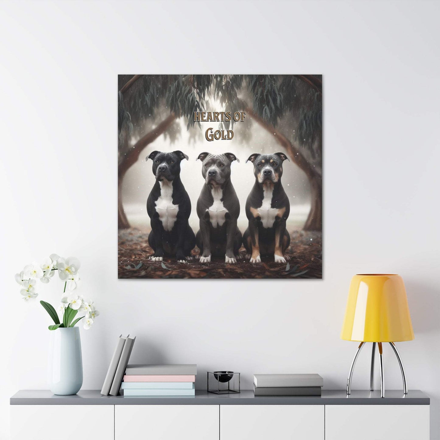 pitbull dog poster, pitbull artwork