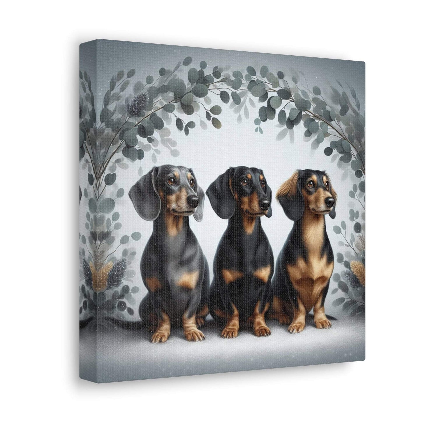 dachshund painting, dachshund wall art canvas