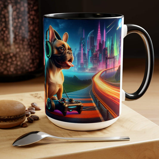 french bulldog mug, gaming mug