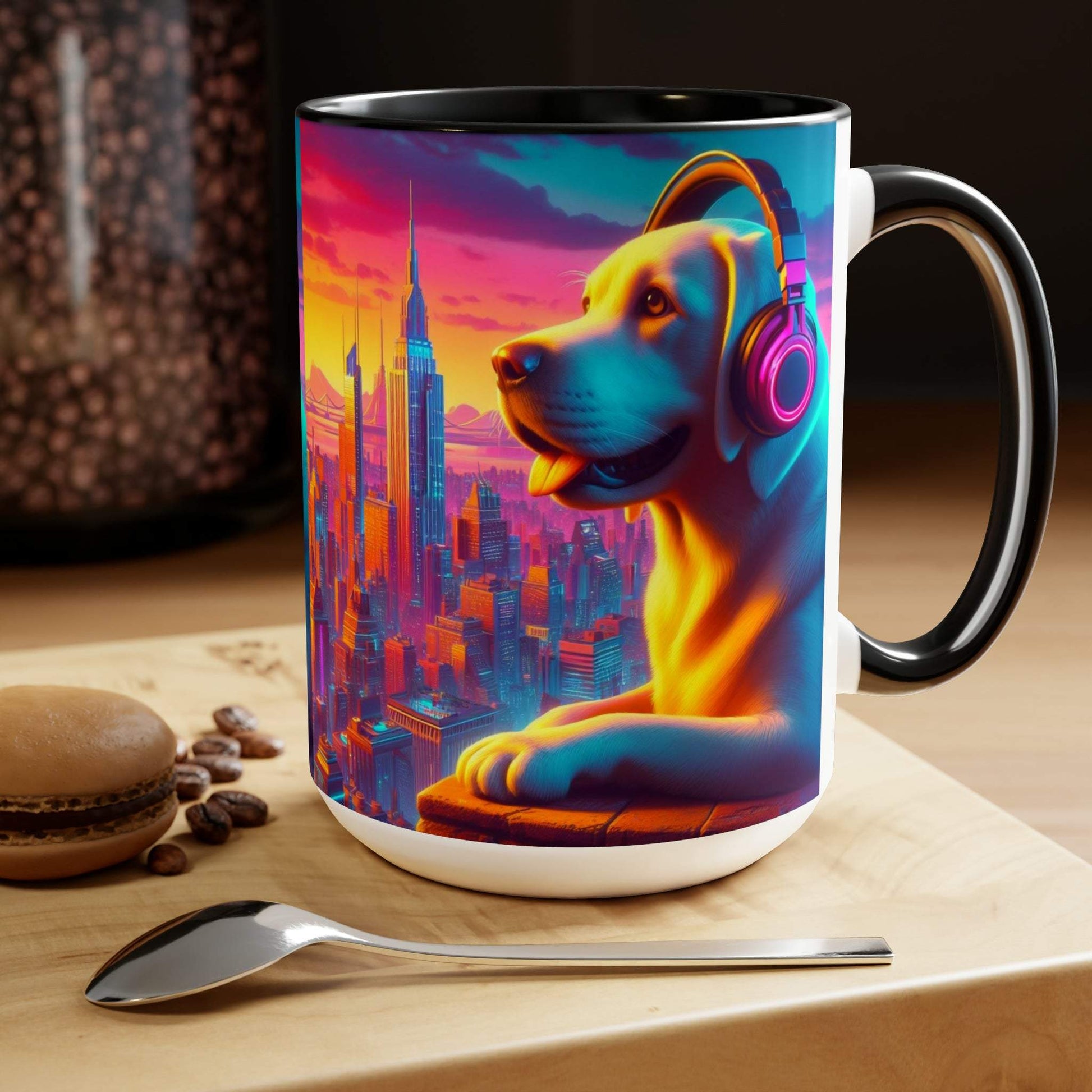 labrador mug, gaming mug