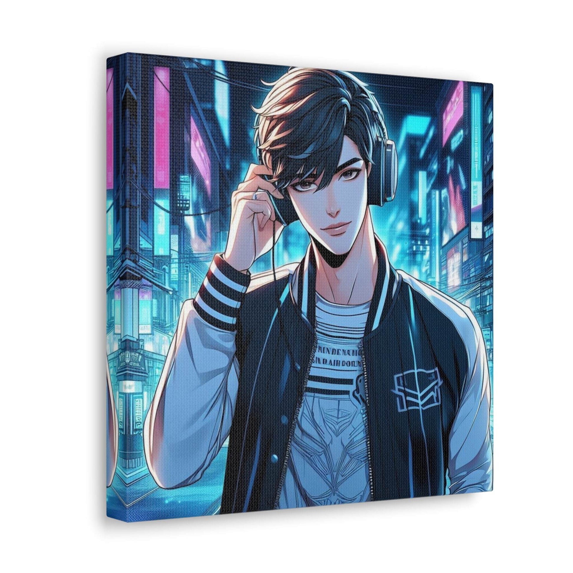 anime art, anime boy poster