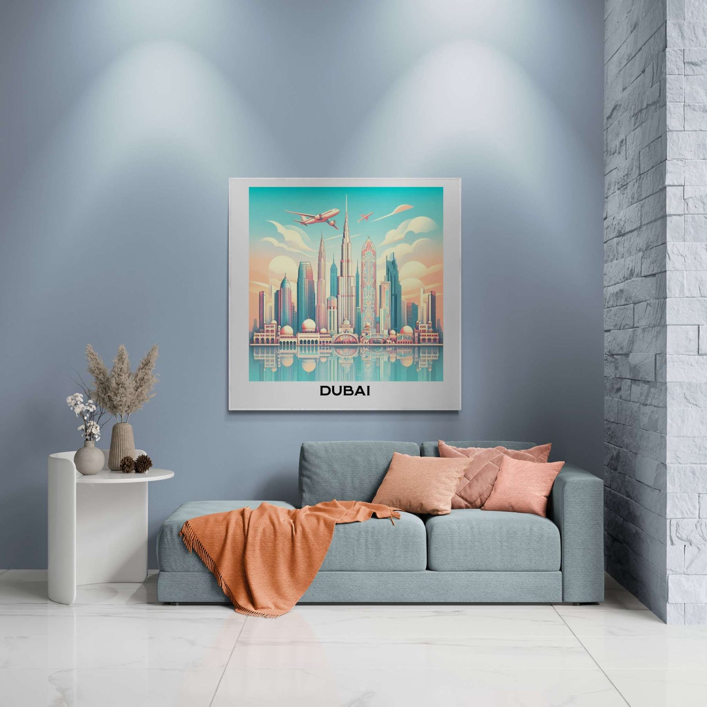 dubai poster, tourism poster