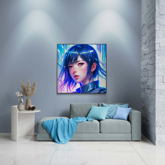 anime art. anime girl poster