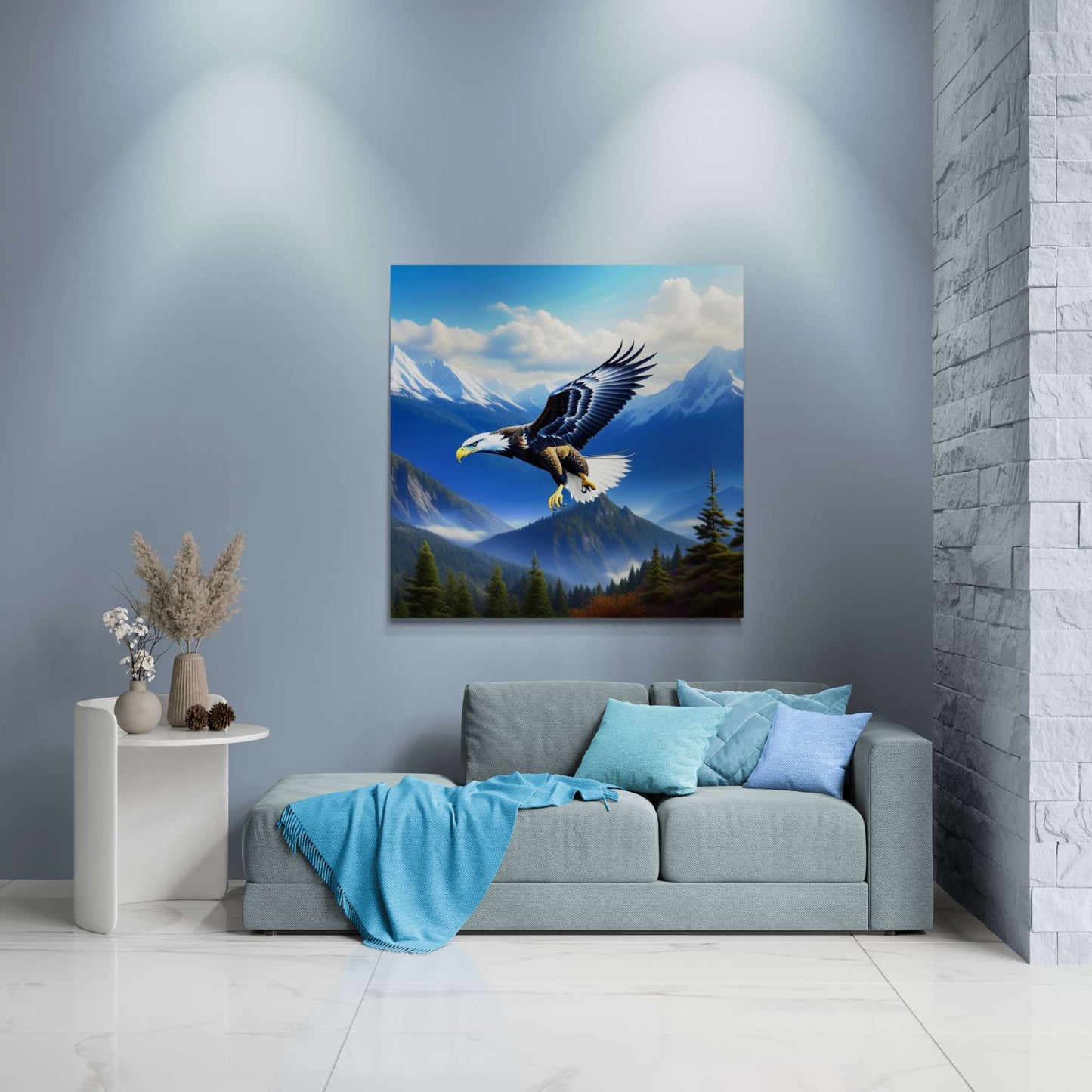 eagle canvas wall art, birds of prey