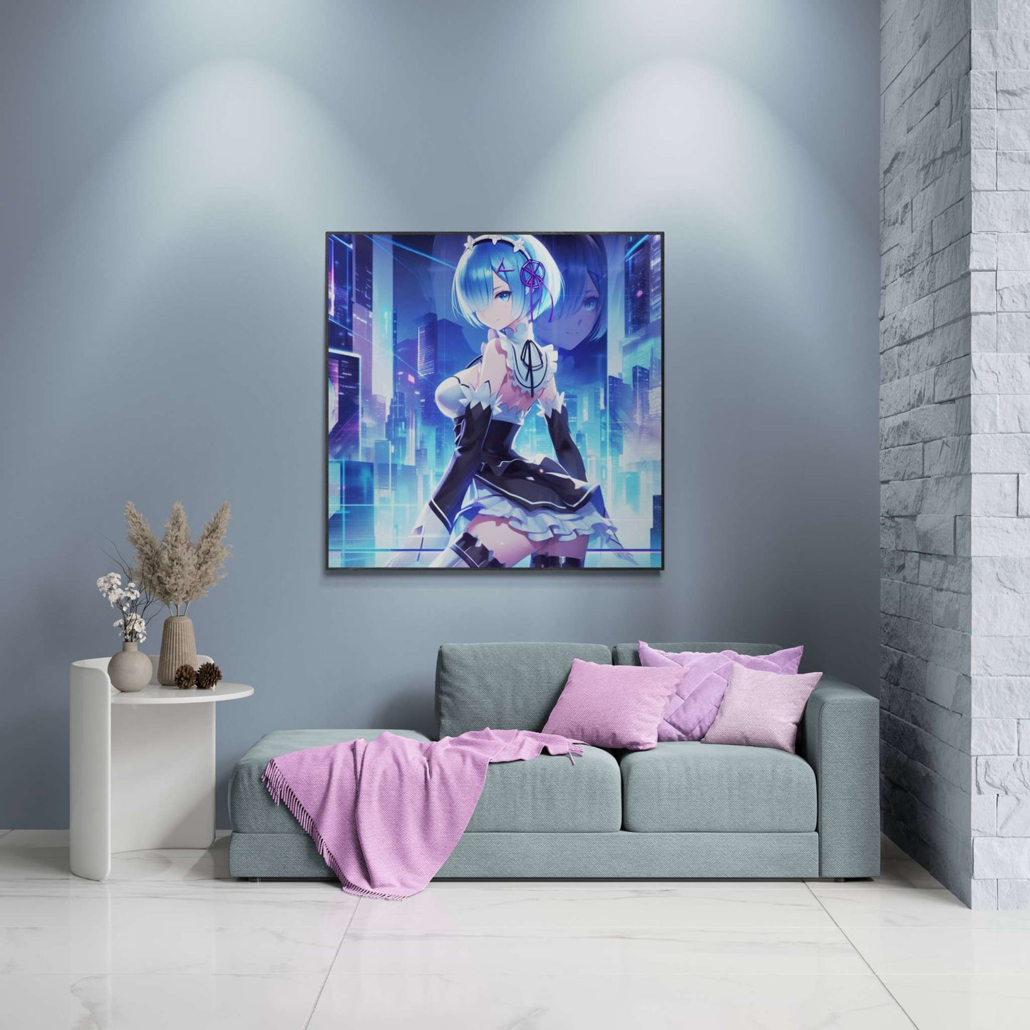 anime art, anime girl poster