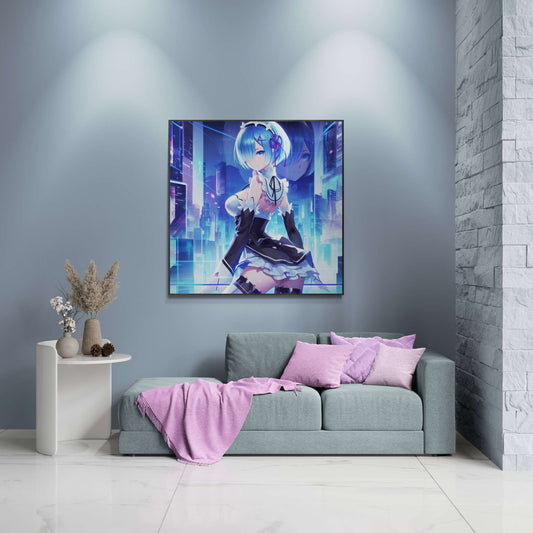 anime art, anime girl poster
