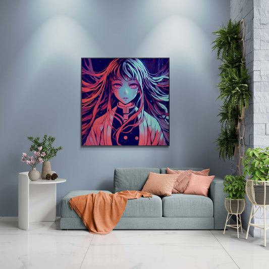 anime art, anime girl poster