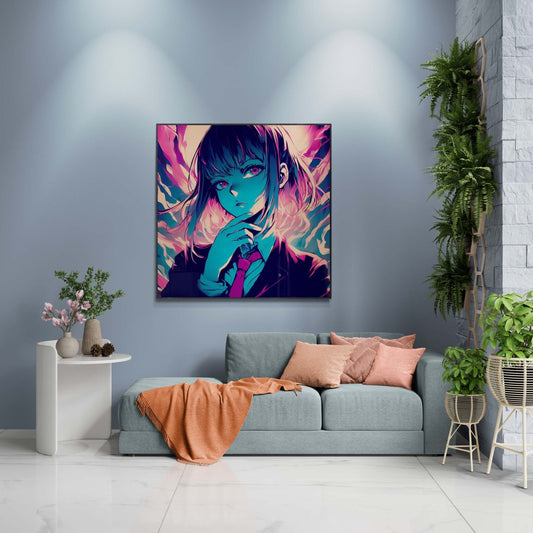 anime art, anime girl poster