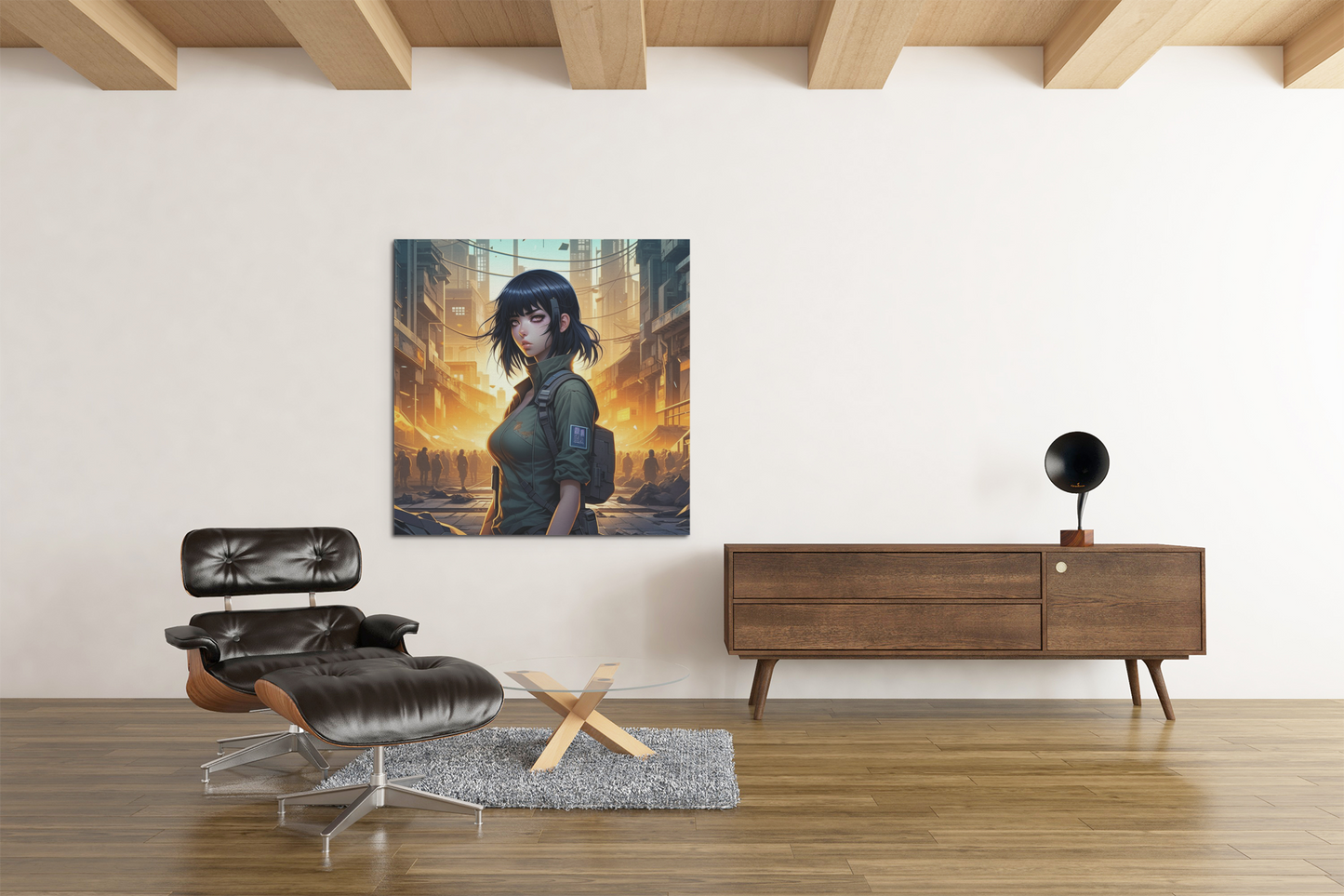 anime art, anime girl poster