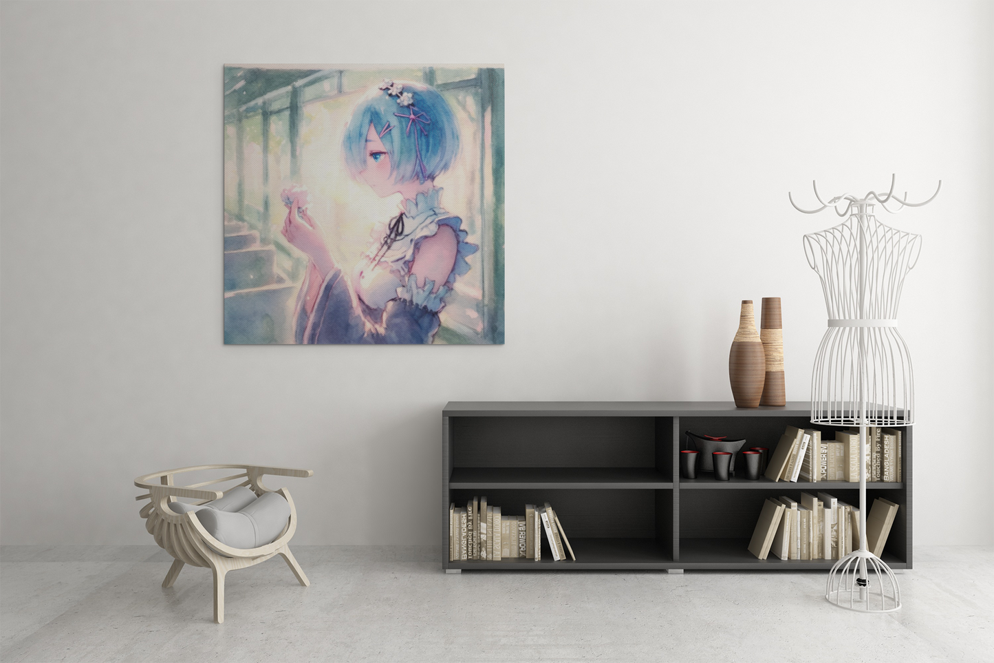 anime art, anime girl poster