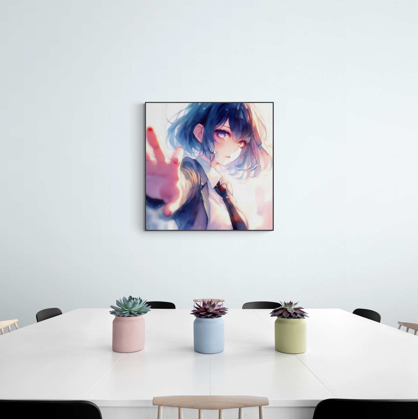 anime art, anime girl poster