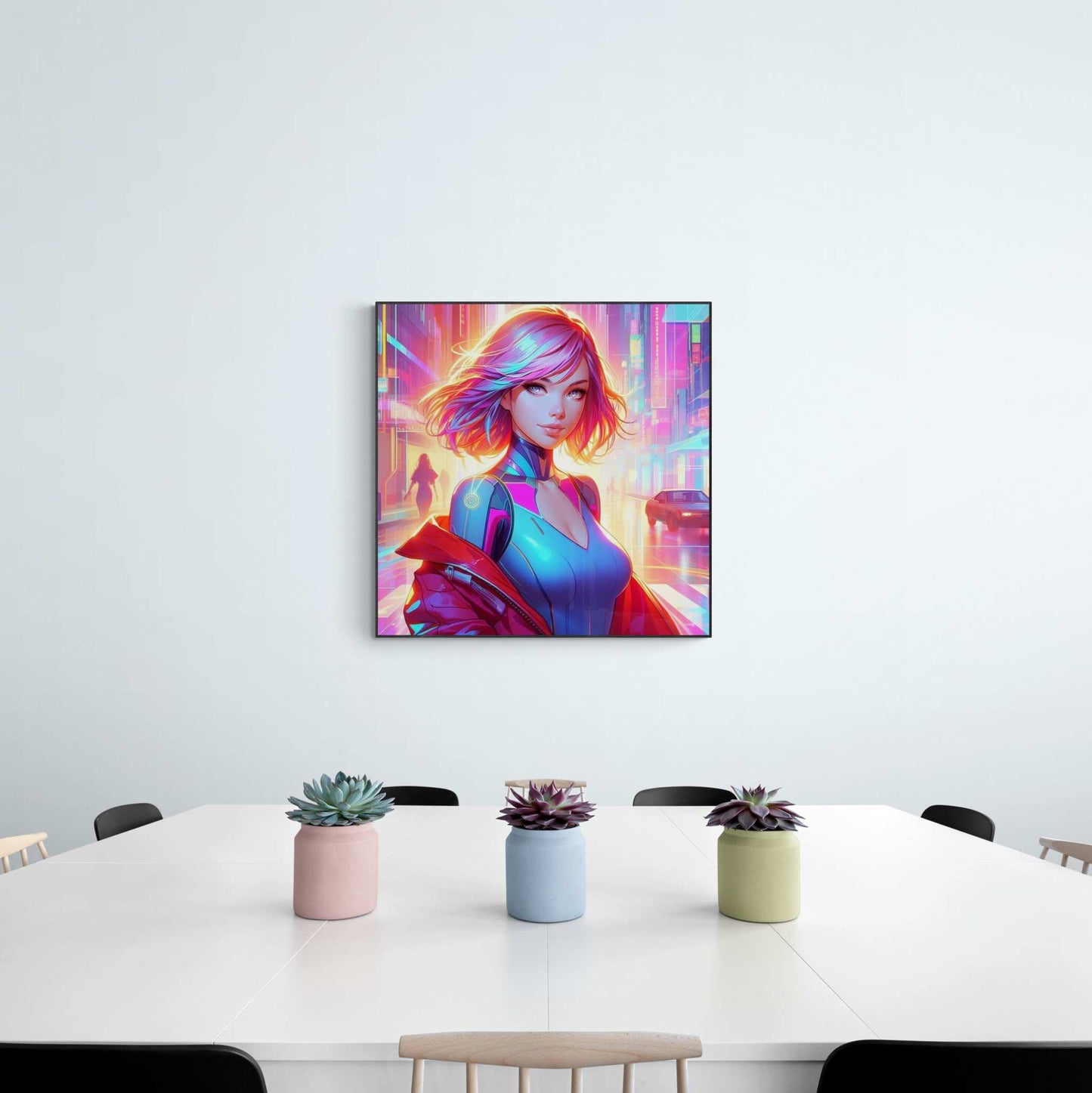 anime art, anime girl poster