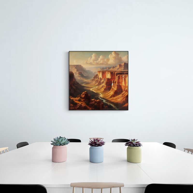 grand canyon art, landscape painting