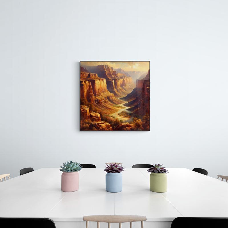 grand canyon art, landscape painting