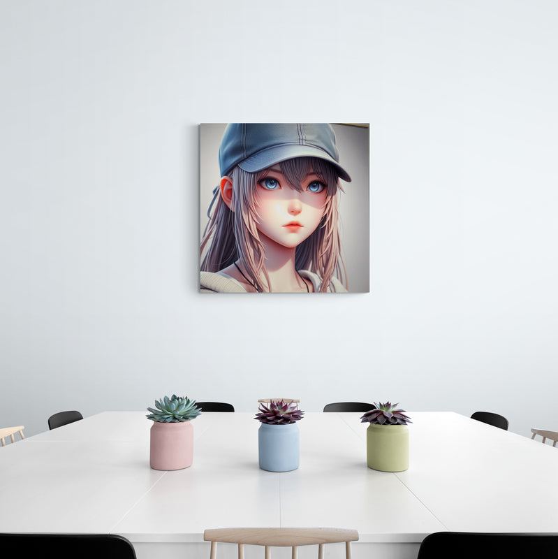 anime art, anime girl poster