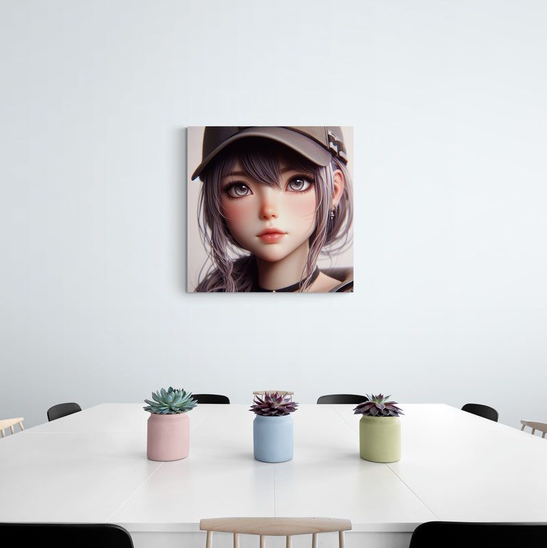 anime art, anime girl poster